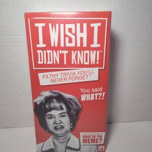 I Wish I Didn’t Know! Filthy Trivia You’ll Never Forget Game 500 Outrageous ?s